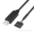 고품질 USB ~ 6 핀 TTL 직렬 케이블